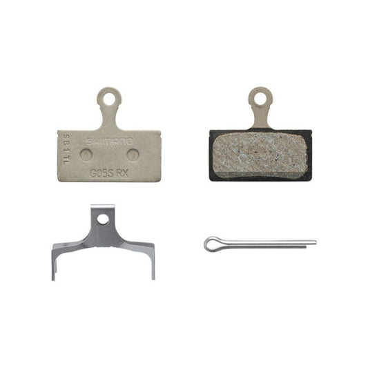 Pastillas Shimano G05S 2 pistones orgánicas / inox formato taller