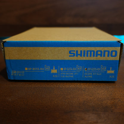 Pastillas Shimano G05S 2 pistones orgánicas / inox formato taller