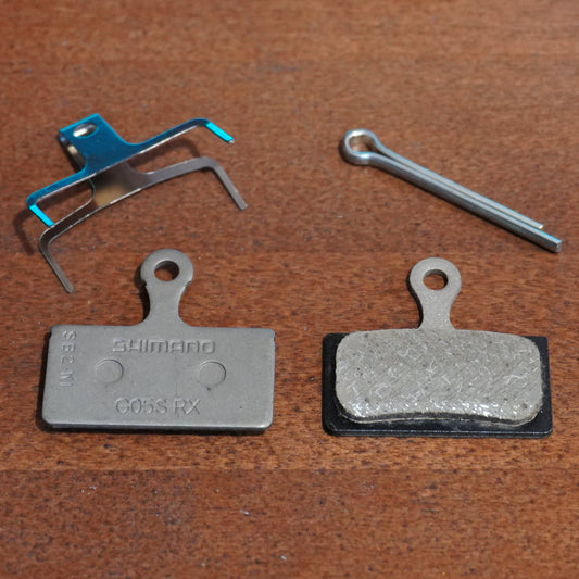 Pastillas Shimano G05S 2 pistones orgánicas / inox formato taller