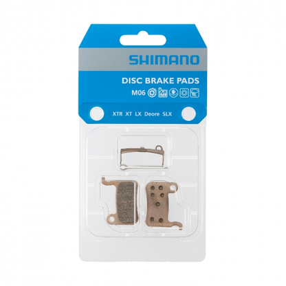 Pastillas Shimano antiguas 2 pistones metálicas y acero