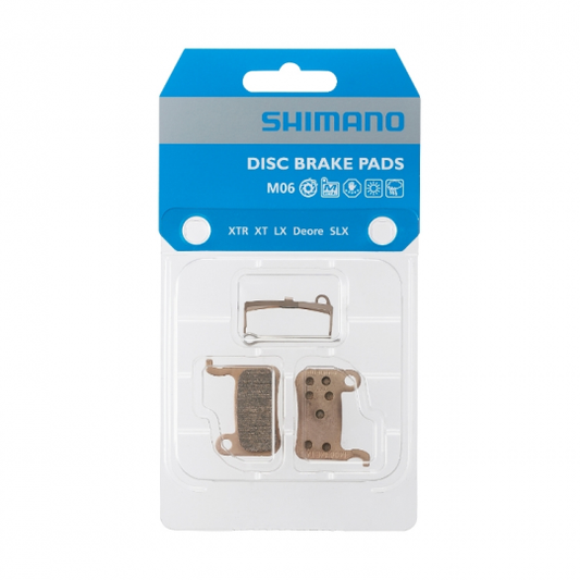 Pastillas Shimano antiguas 2 pistones metálicas y acero